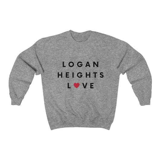 Logan Heights Love Sweatshirt, San Diego Neighborhood Sweater (Unisex) (Multiple Colors Avail)