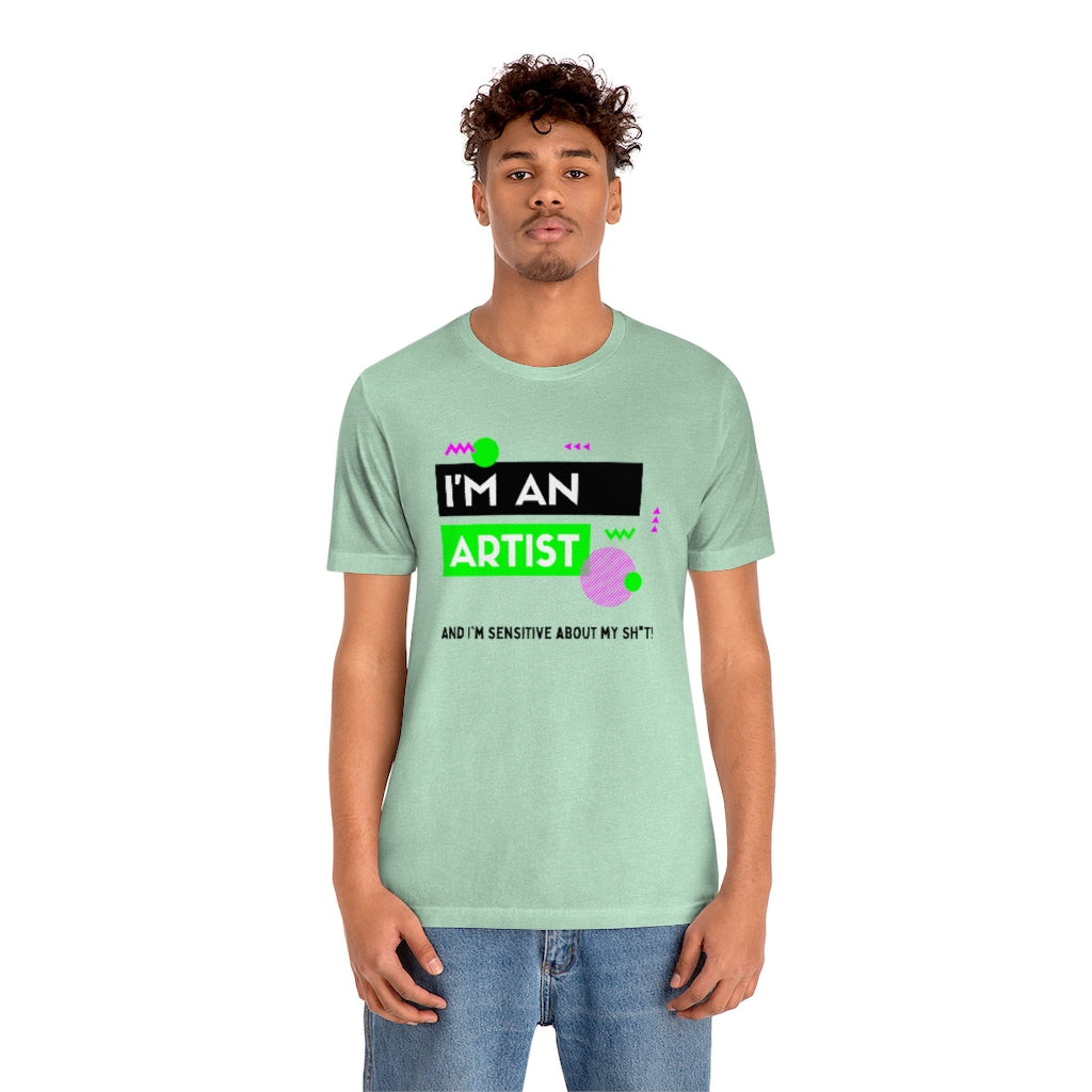I'm an Artist Tee (Lime Green)