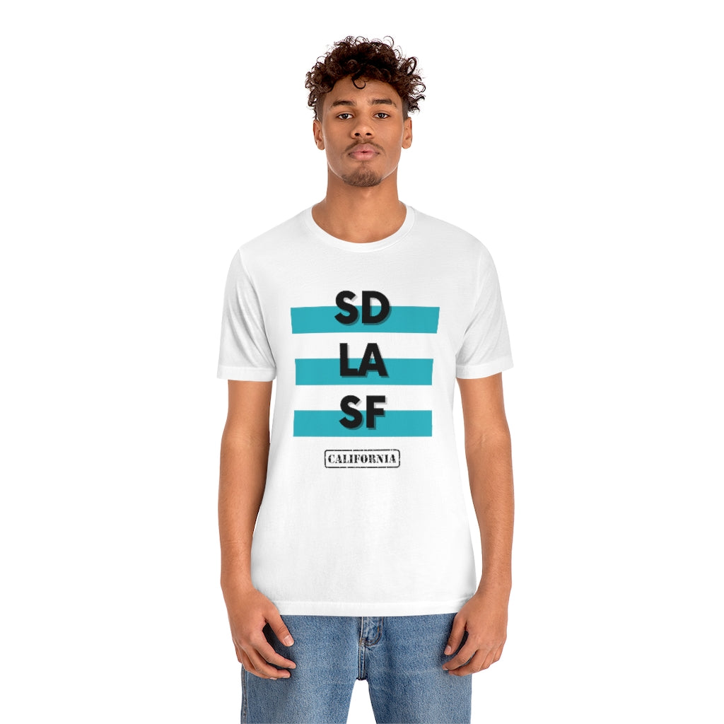 SD LA SF California Tee (Teal)
