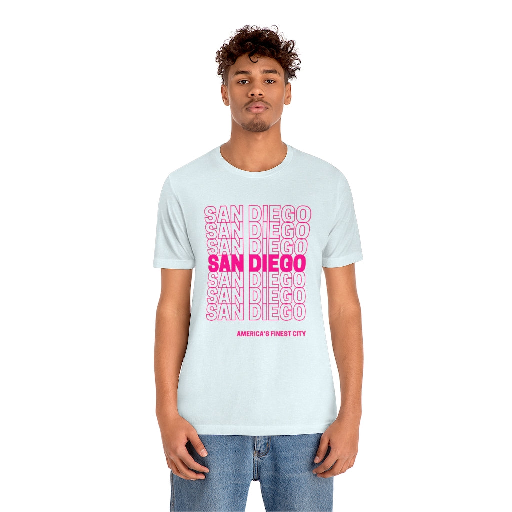 San Diego "Thank You" T-Shirt (Pink)