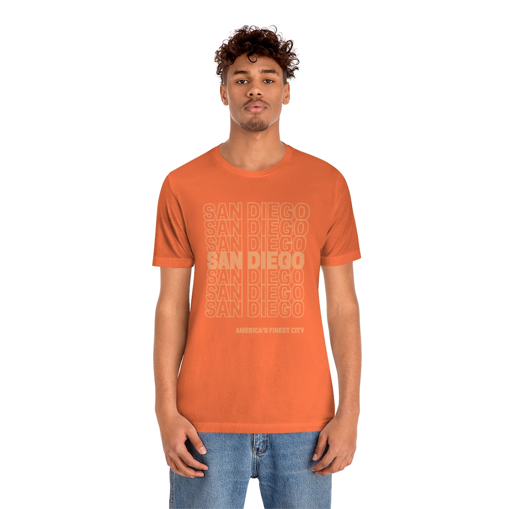 San Diego "Thank You" T-shirt | (Orange)