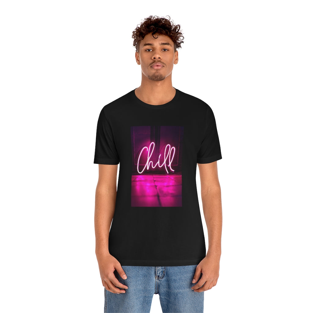 Chill Tee | Pink Neon Sign T-shirt
