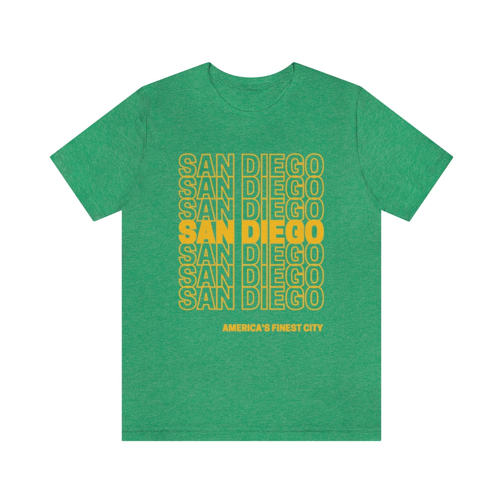San Diego Brown and Gold T-shirt