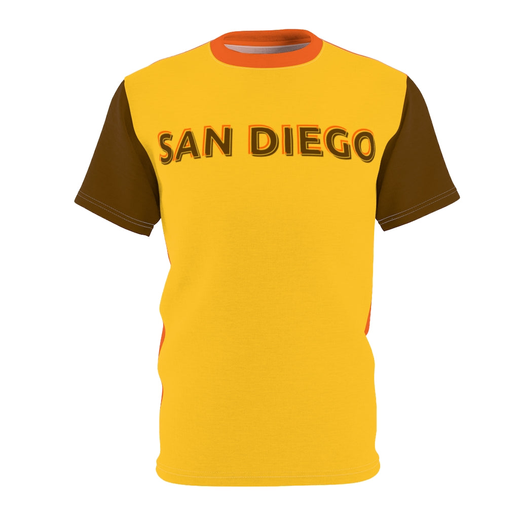 Youth Yellow San Diego Padres Repeat Logo T-Shirt Size: 2XL