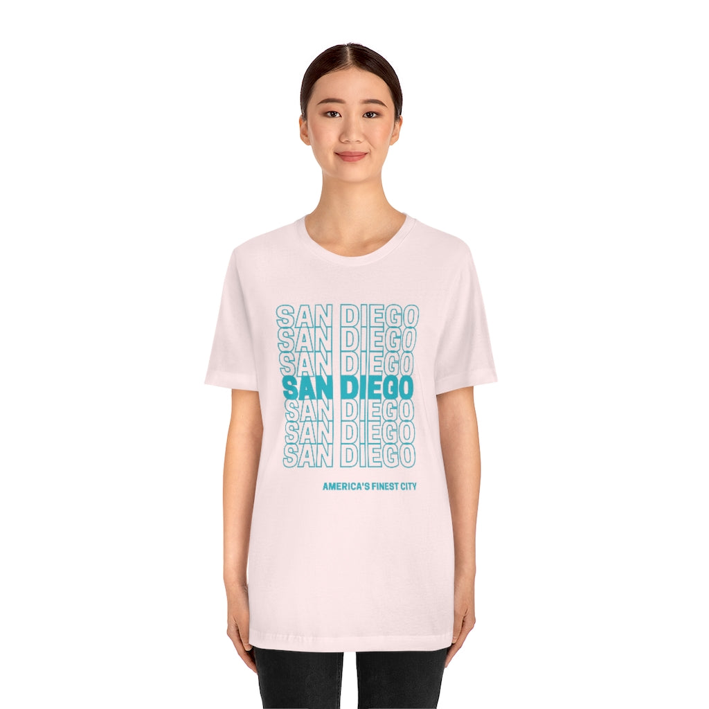 San Diego "Thank You" T-Shirt (Teal)