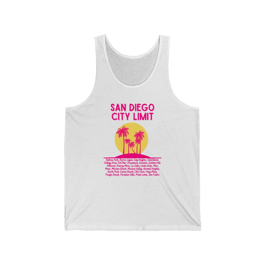 San Diego City Limit Tank | SD Areas (Pink)