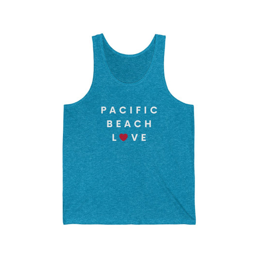 Pacific Beach Love Tank, SD Sleeveless Shirt (Unisex)