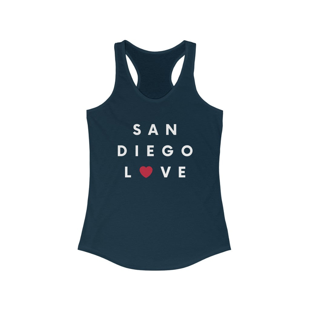 San Diego Love Women's Racerback Tank Top