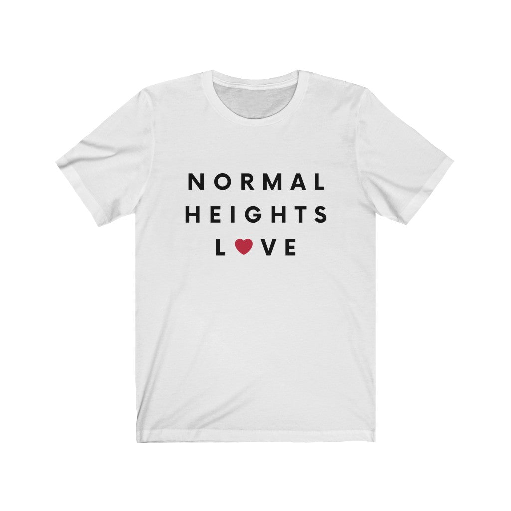 Normal Heights Love Tee, San Diego Neighborhood T-Shirt (Unisex) (Multiple Colors Avail)