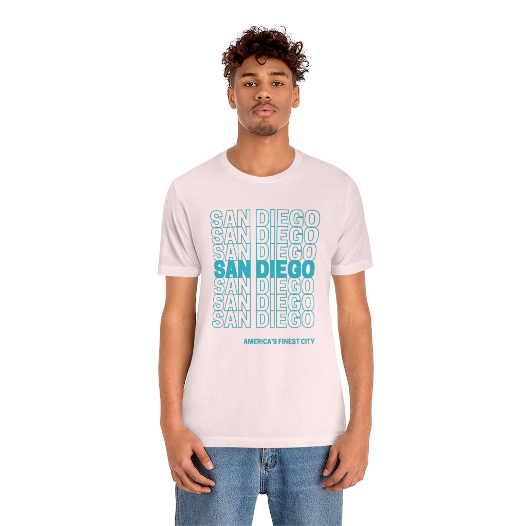 San Diego "Thank You" T-Shirt (Teal)