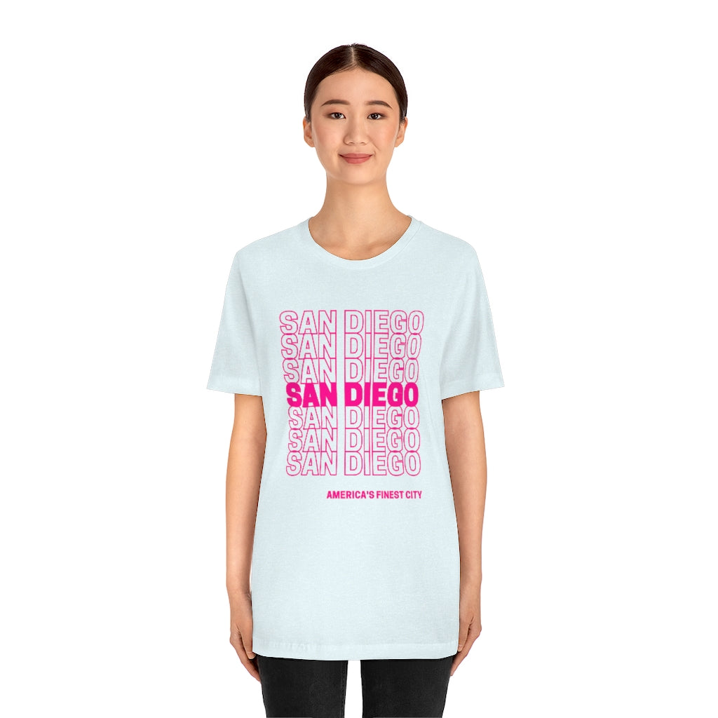 San Diego "Thank You" T-Shirt (Pink)