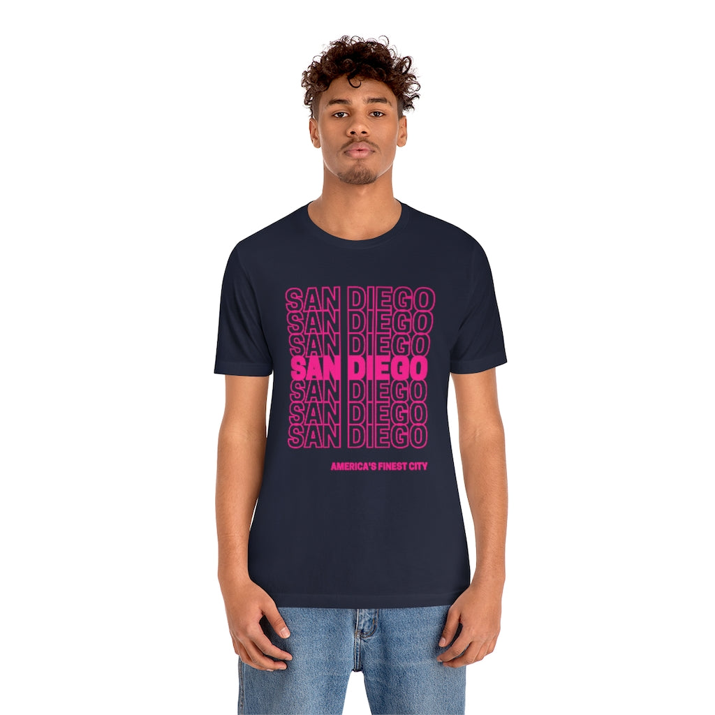San Diego "Thank You" T-Shirt (Pink)