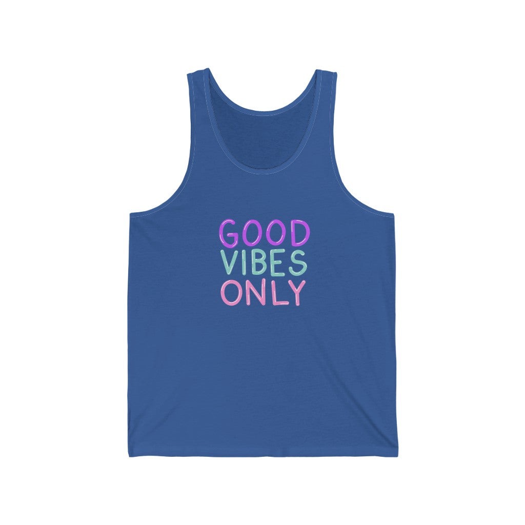 Good Vibes Only Neon Sign Tank-Top