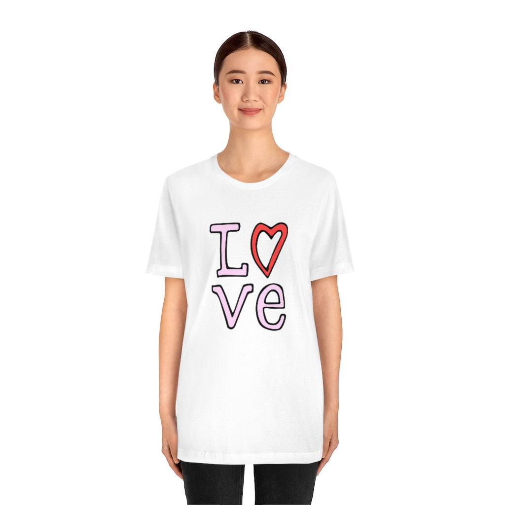 LOVE T-shirt (Pink and Red)