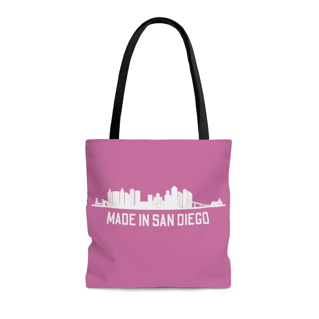 Made in San Diego Pink Tote Bag