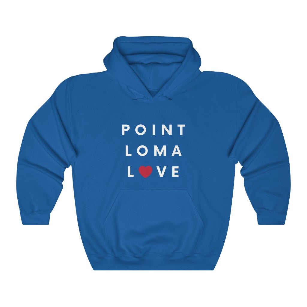 Point Loma Love Hoodie, San Diego Love Hooded Sweatshirt (Unisex) (Multiple Colors Avail)
