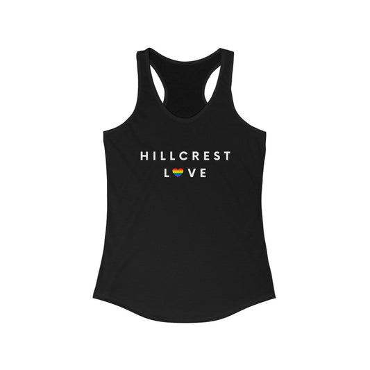 Hillcrest Love Women's Racerback Tank Top, San Diego Sleeveless T-Shirt (Multiple Colors Avail)