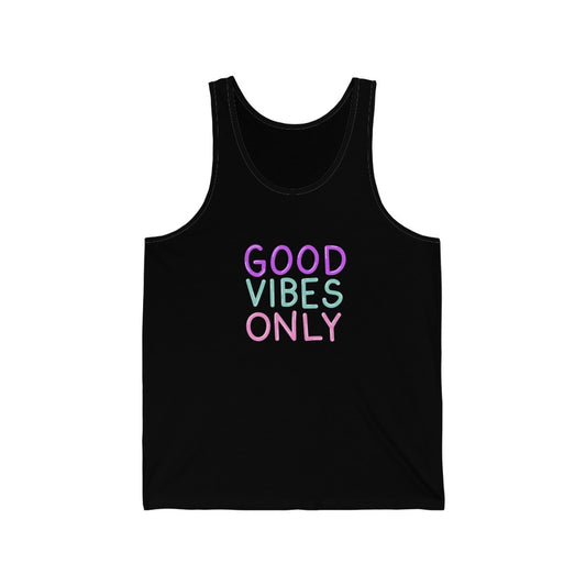 Good Vibes Only Neon Sign Tank-Top