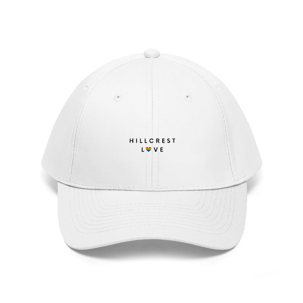 Hillcrest Love Twill Hat, San Diego Cap (Unisex) (Multiple Colors Avail)