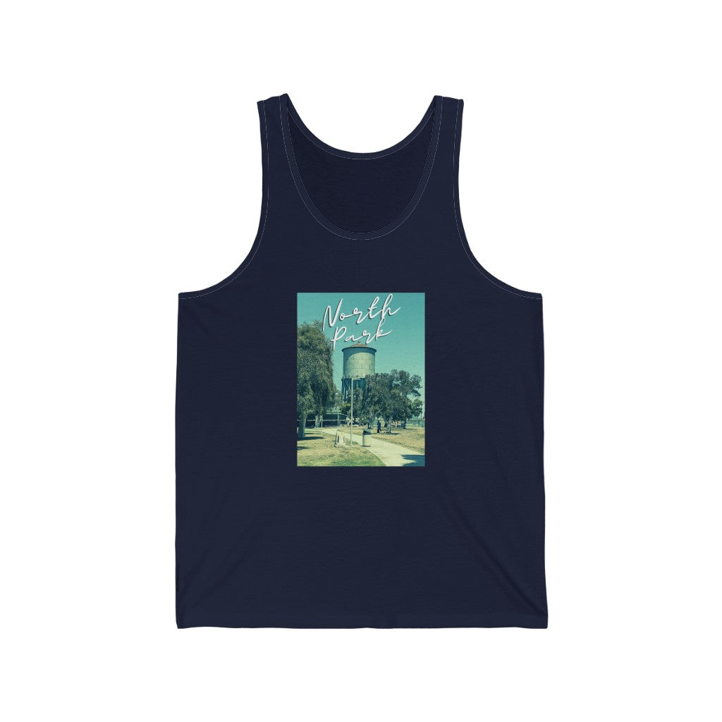 Classic North Park Water Tower Tank Top, SD Sleeveless Shirt (Unisex)