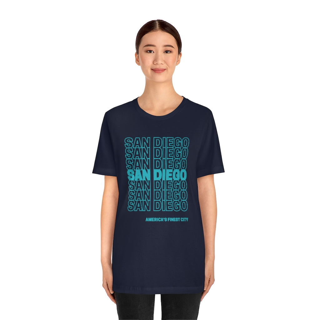 San Diego "Thank You" T-Shirt (Teal)