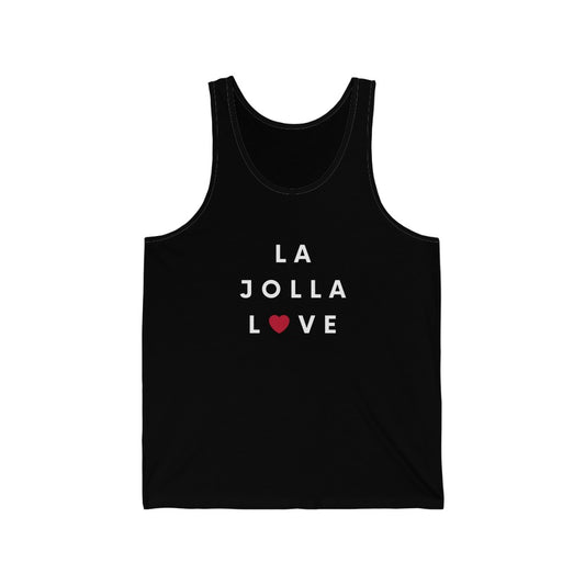 La Jolla Love Tank, San Diego Neighborhood Sleeveless Shirt (Unisex) (Multiple Colors Avail)