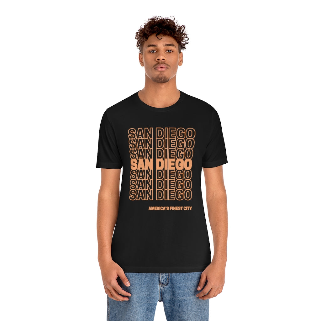 San Diego "Thank You" T-shirt | (Orange)