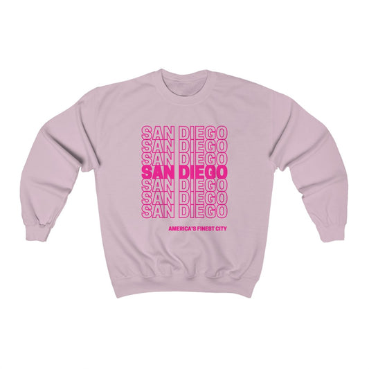 San Diego "Thank You" Sweatshirt (Pink)