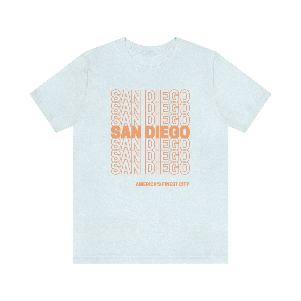 San Diego "Thank You" T-shirt | (Orange)