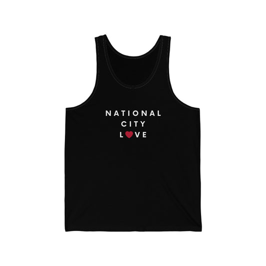 National City Love Tank, San Diego County Neighborhood Sleeveless T-Shirt (Unisex) (Multiple Colors Avail)