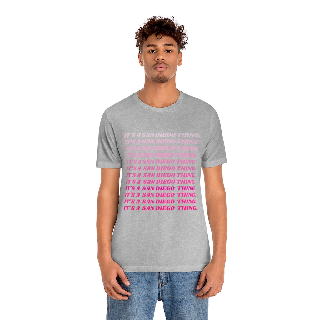 It's a San Diego Thing Tee | Pink SD T-Shirt