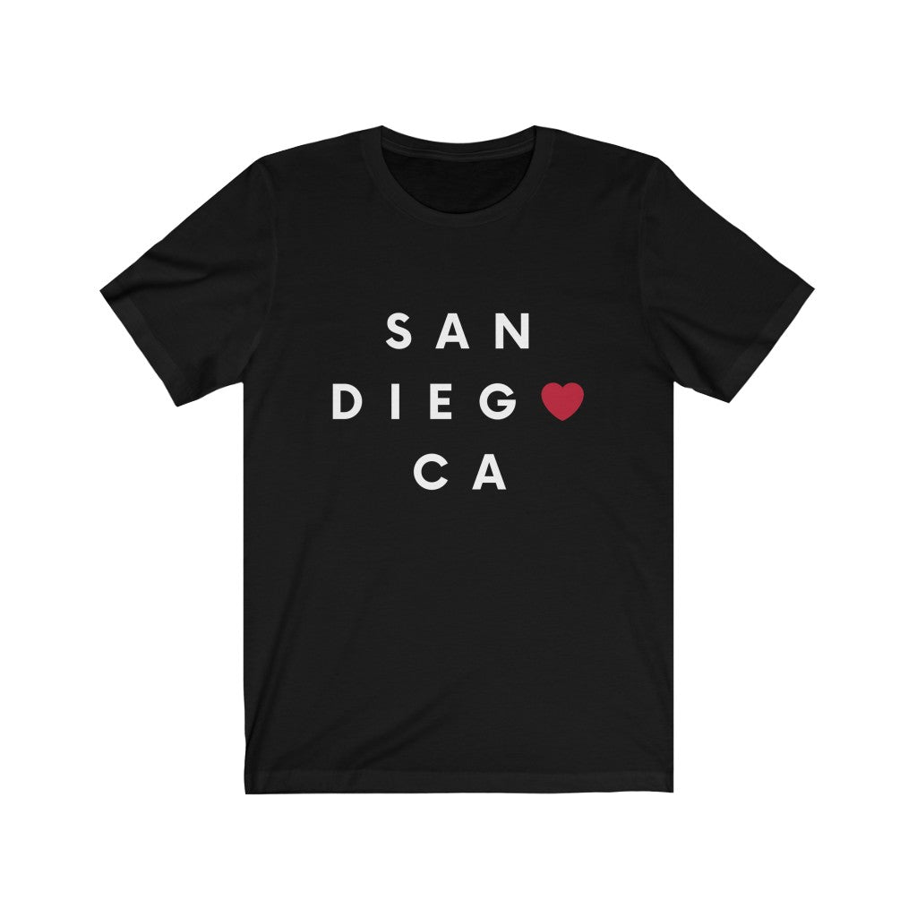 San Diego CA Tee, San Diego T-Shirt (Unisex) (Multiple Colors Avail)