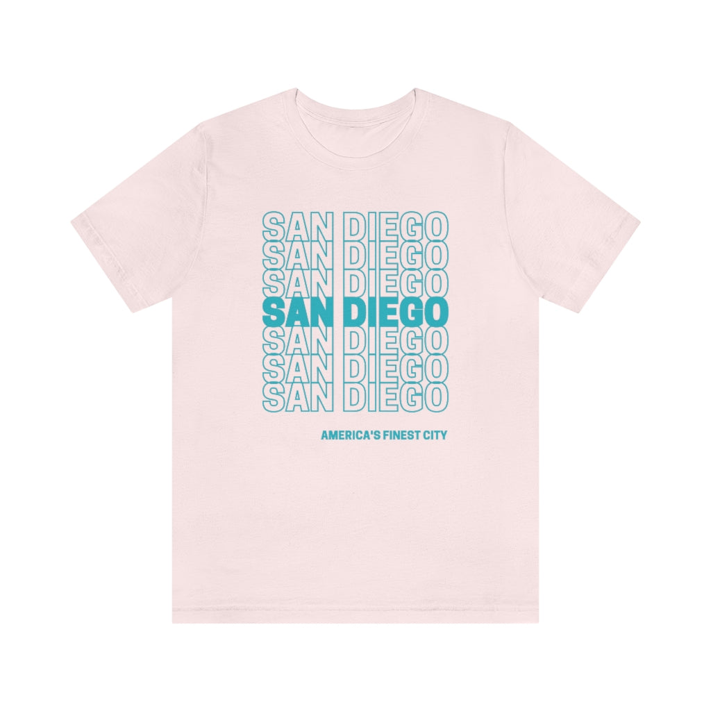 San Diego "Thank You" T-Shirt (Teal)