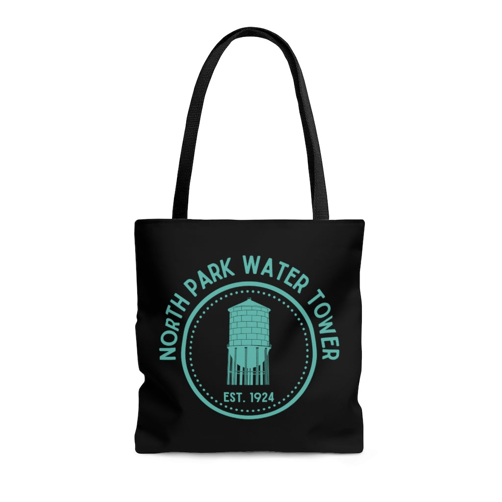North Park Water Tower Est. Tote Bag (Green)