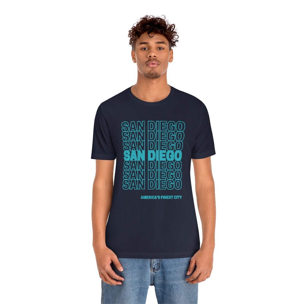 San Diego "Thank You" T-Shirt (Teal)