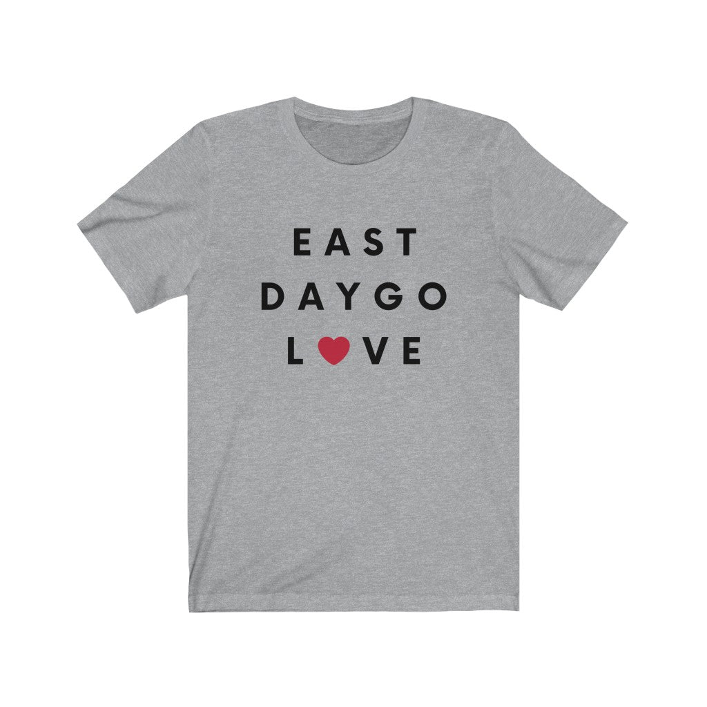 East Daygo Love Tee, San Diego Neighborhood T-Shirt (Unisex) (Multiple Colors Avail)