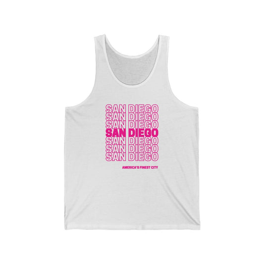 San Diego "Thank You" Tank (Pink)