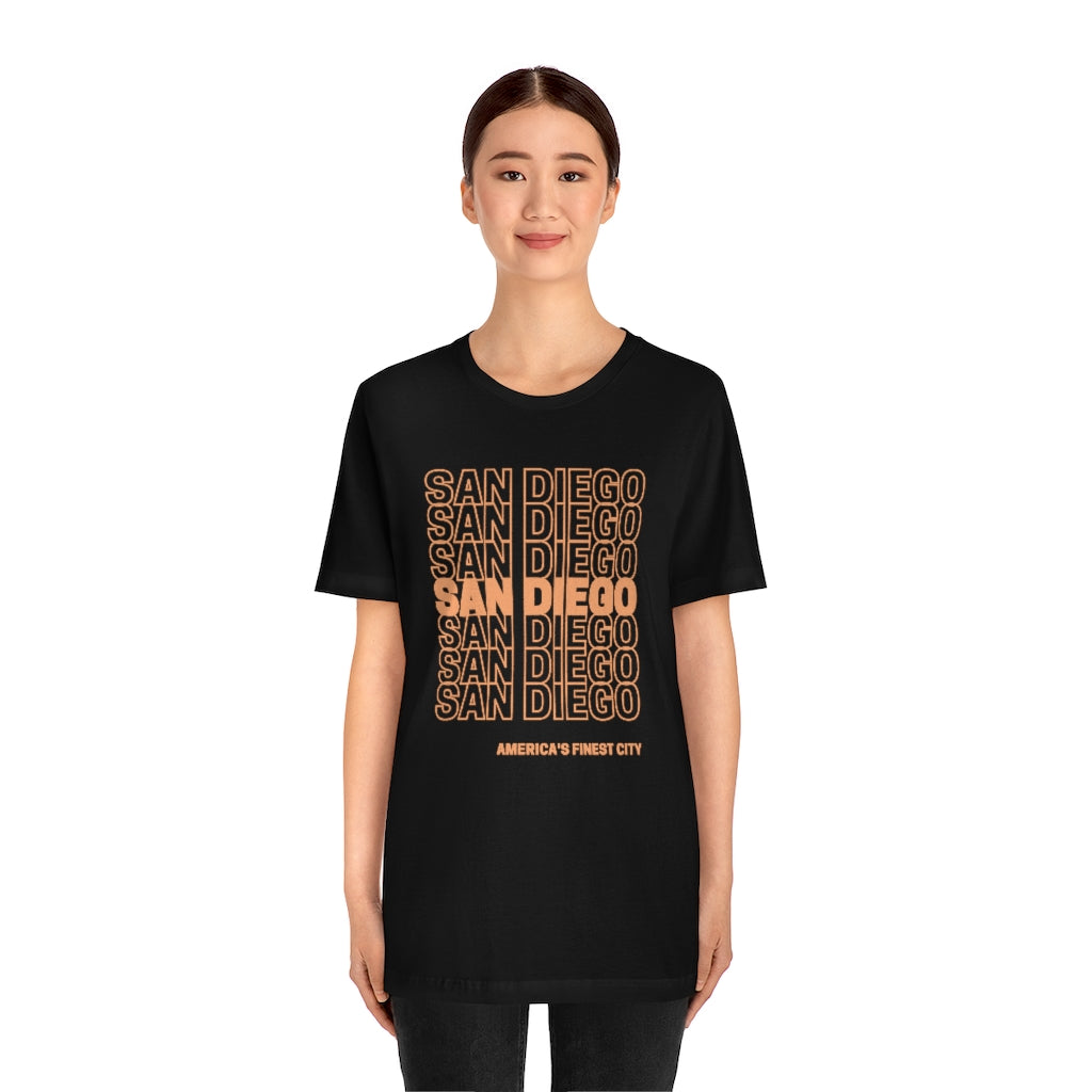 San Diego "Thank You" T-shirt | (Orange)