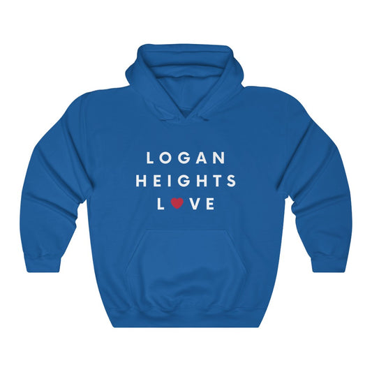 Logan Heights Love Hoodie, San Diego Love Hooded Sweatshirt (Unisex) (Multiple Colors Avail)