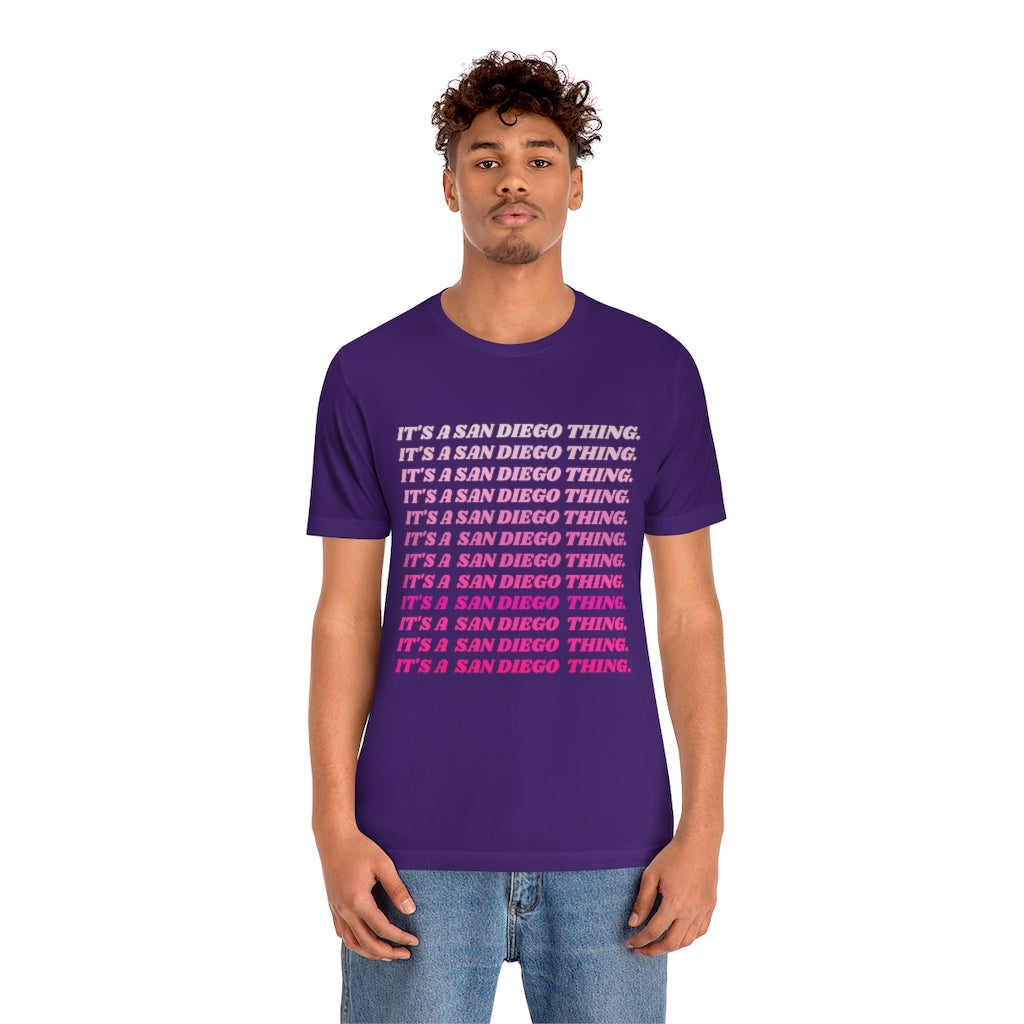 It's a San Diego Thing Tee | Pink SD T-Shirt