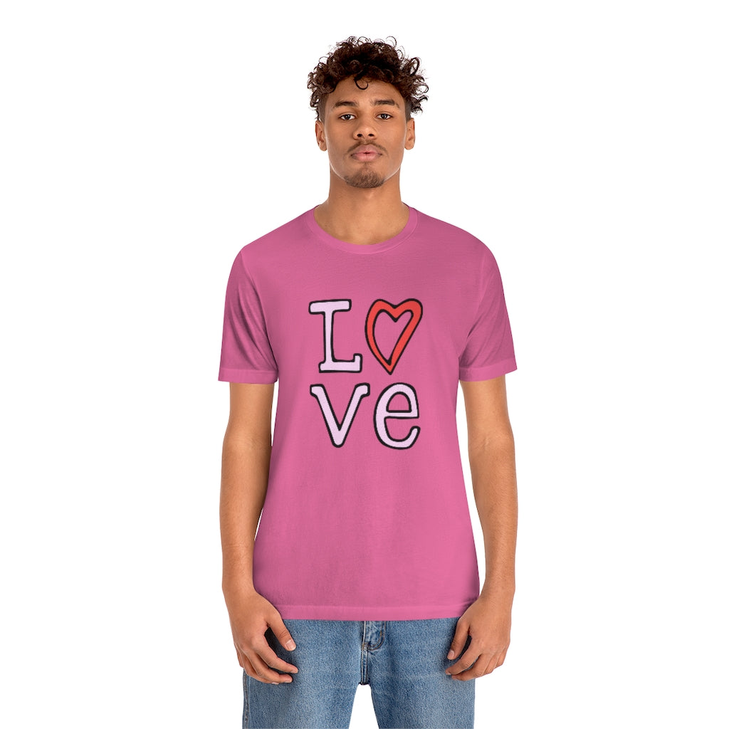 LOVE T-shirt (Pink and Red)