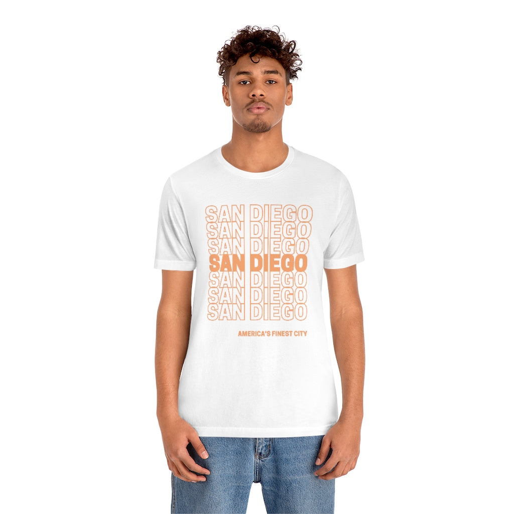 San Diego "Thank You" T-shirt | (Orange)