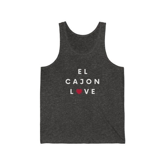 El Cajon Love Tank, San Diego County Neighborhood Sleeveless T-Shirt (Unisex) (Multiple Colors Avail)