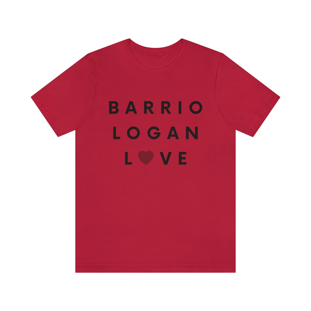 Barrio Logan Love T-Shirt, SD Tee (Red Heart) (Unisex)