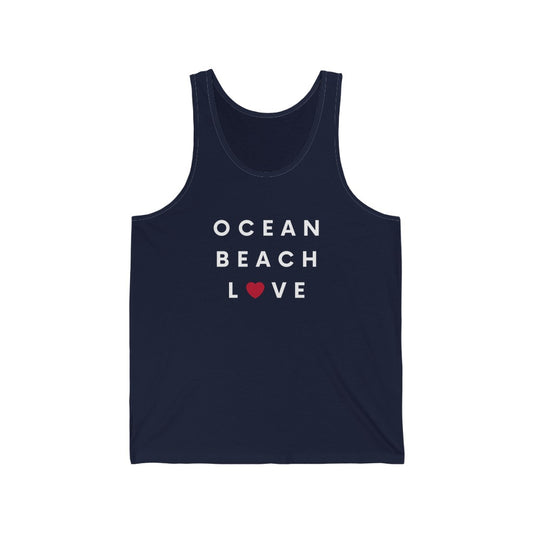 Ocean Beach Love Tank, SD Sleeveless T-shirt