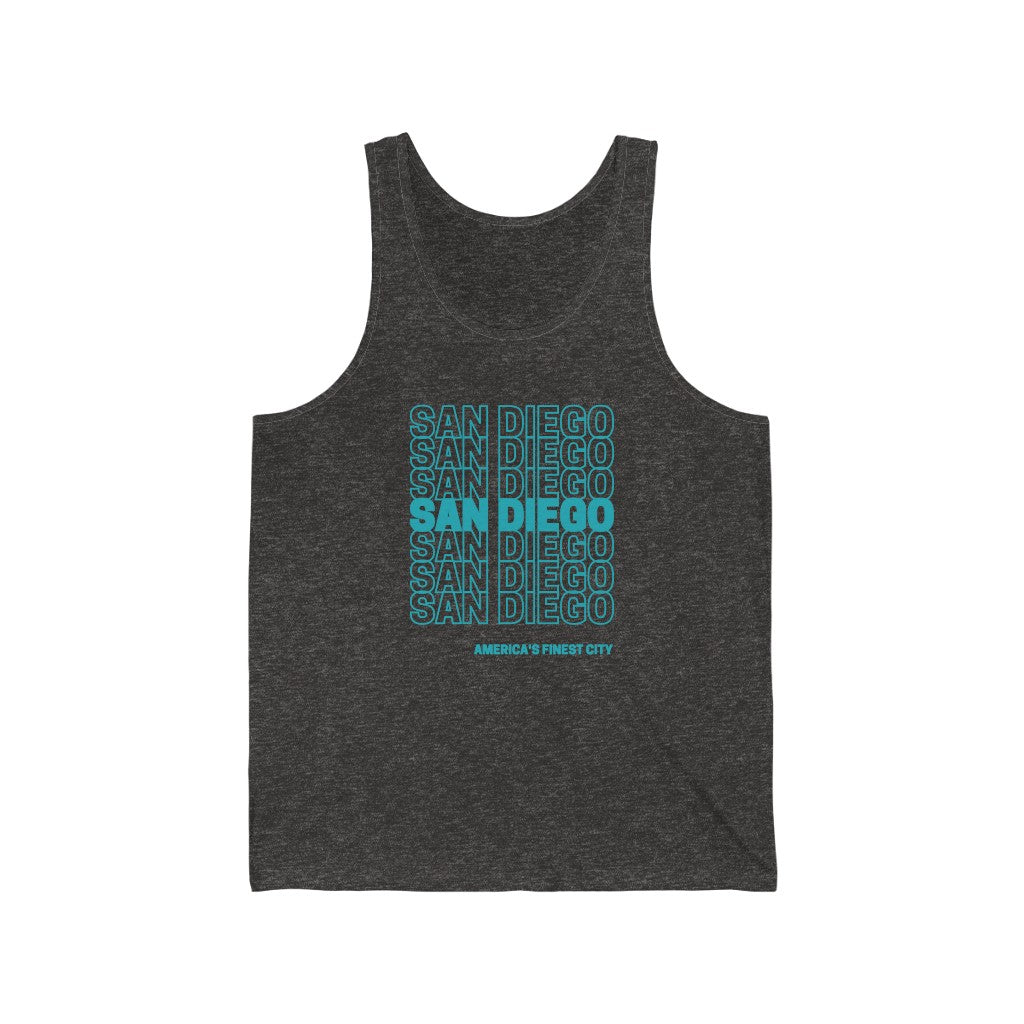 San Diego "Thank You" Tank (Teal)