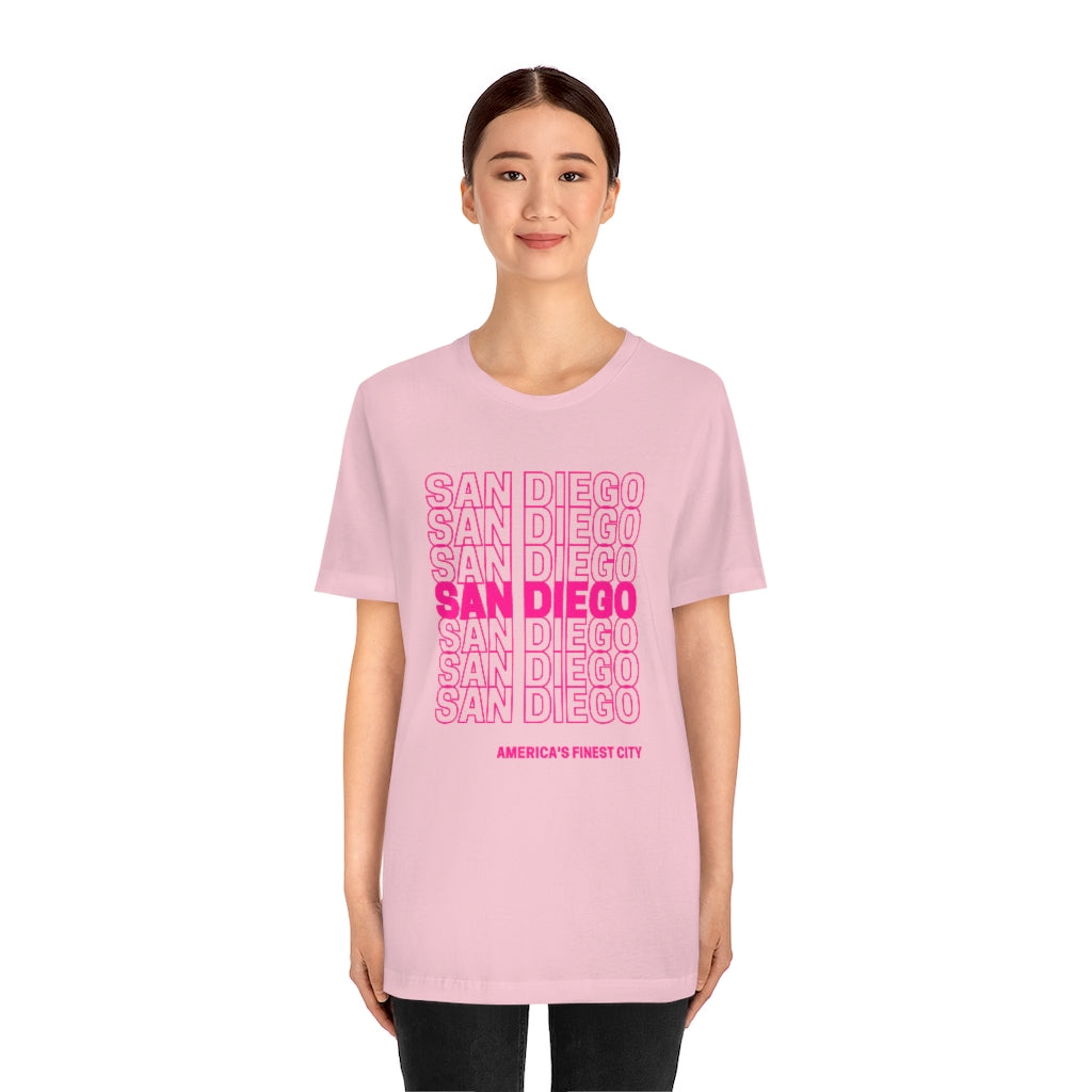San Diego "Thank You" T-Shirt (Pink)
