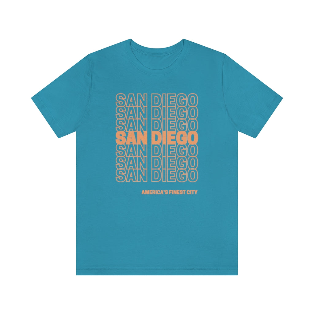 San Diego "Thank You" T-shirt | (Orange)