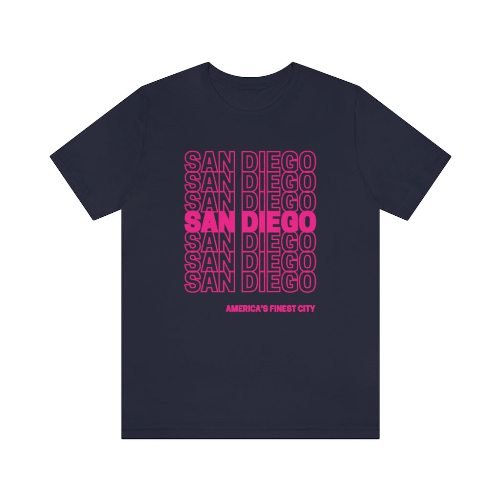 San Diego "Thank You" T-Shirt (Pink)