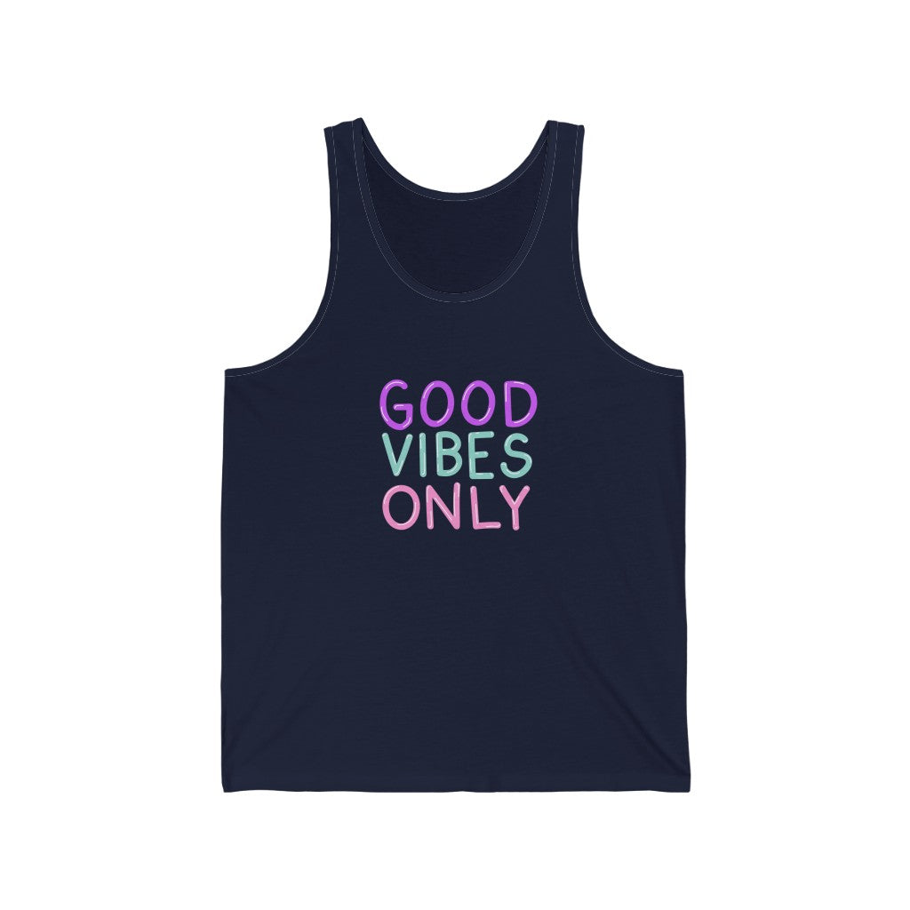 Good Vibes Only Neon Sign Tank-Top